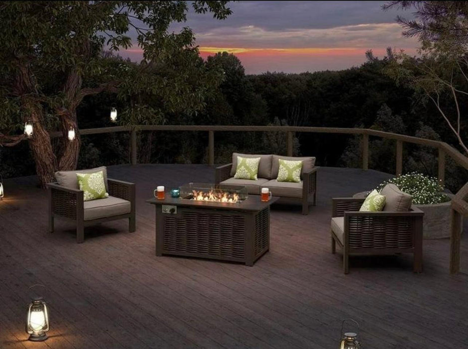 Luxury Benby Garden Sofa Set with Fire Pit