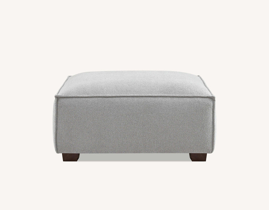 Dakota 4 seater with Chaise in Pebble Boucle