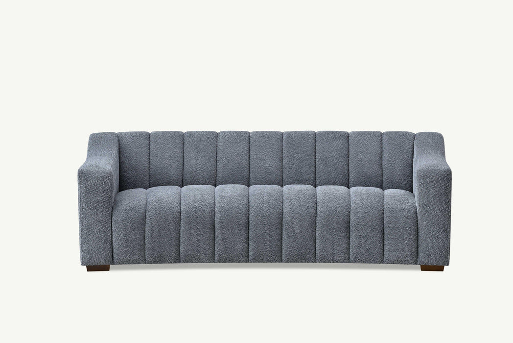 Historia 3 Seater Sofa in Iron Teddy Fabric