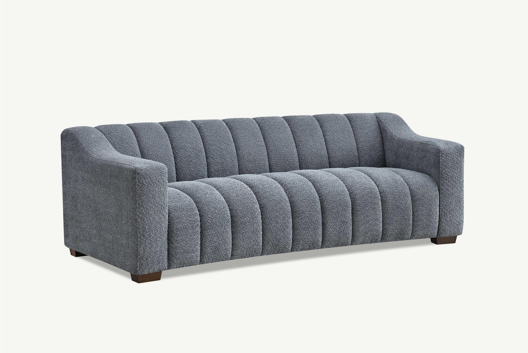 Historia 3 Seater Sofa in Iron Teddy Fabric