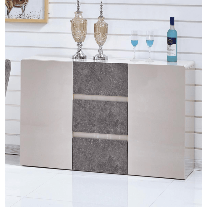 Riverson Sideboard in Cream and Stone