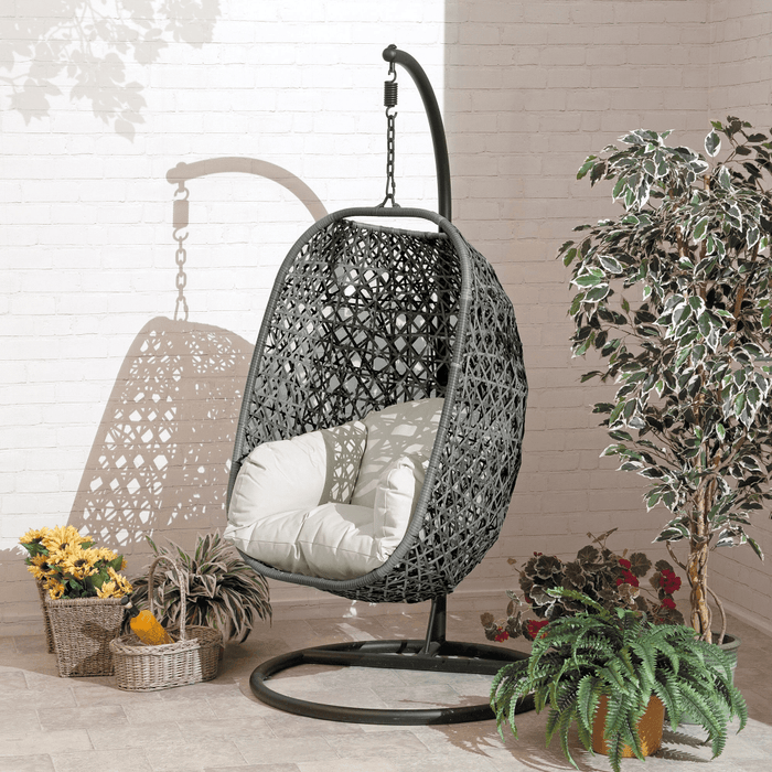 Harley Cocoon Chair with Grey Cushion