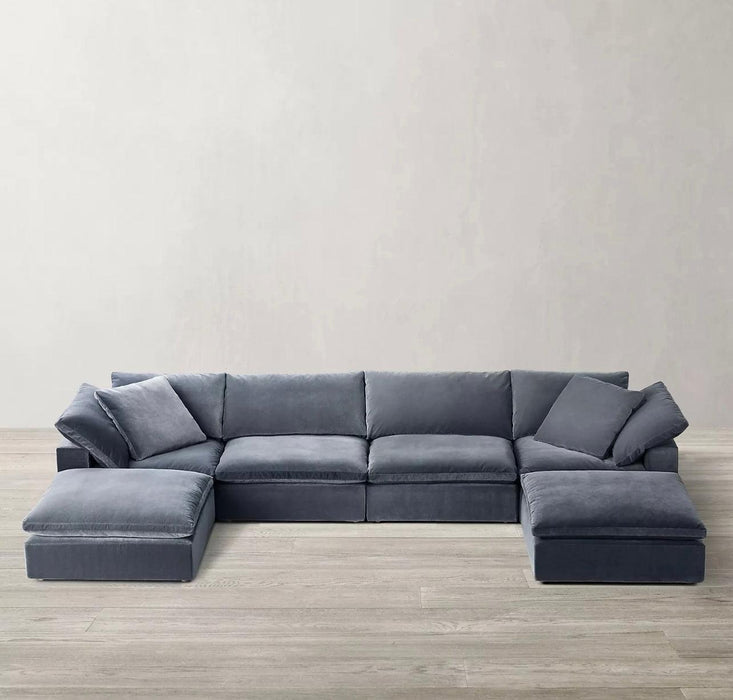 Luxury Miami Modular Feather Filled Sofa