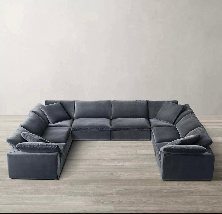 Luxury Miami Modular Feather Filled Sofa