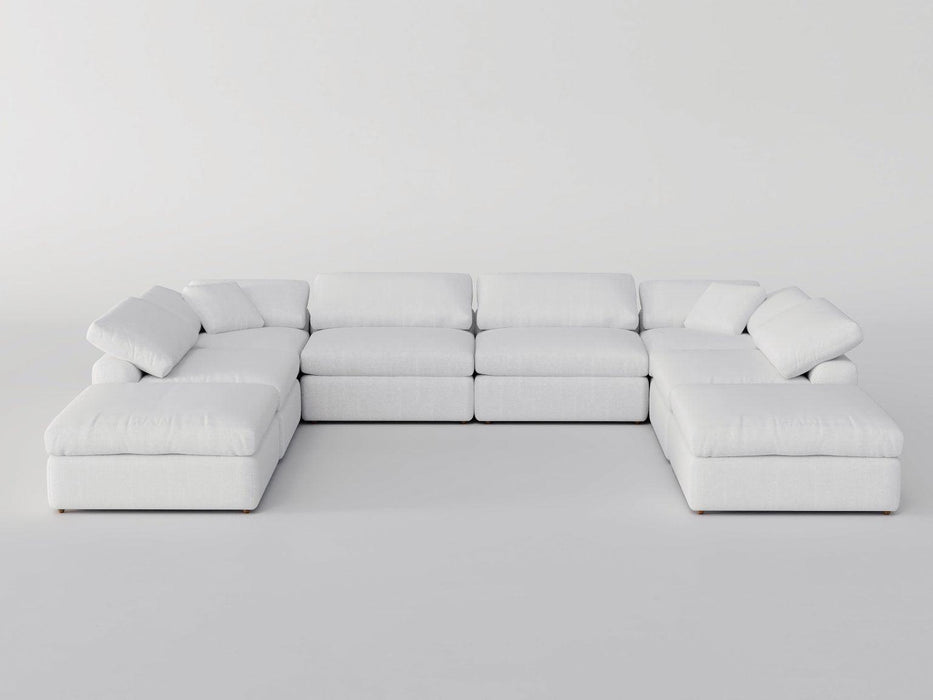 Furniturist Clouds Feather Large U Shape Sofa