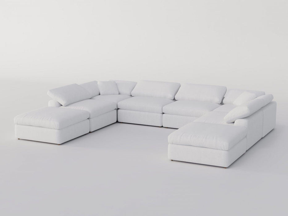 Furniturist Clouds Feather Large U Shape Sofa