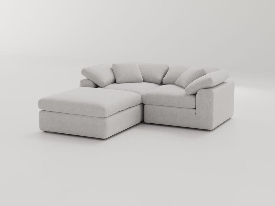 Furniturist Clouds Feather Small Corner Sofa