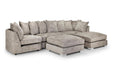 Bishop Scatterback U Shape Sofa - Couchek