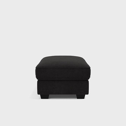 Bloomsbury Footstool - Black Top - Couchek