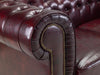 Chesterfield Leather 2 Seater - Oxblood - Couchek