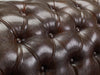 Chesterfield Leather 3 Seater - Antique Brown - Couchek