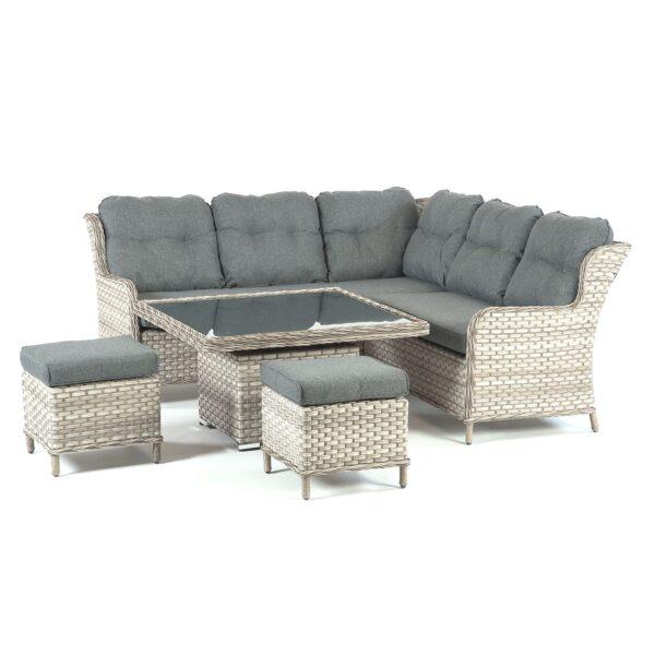 5PC MAGNIFIC RATTAN W/ADJUSTABLE TABLE 