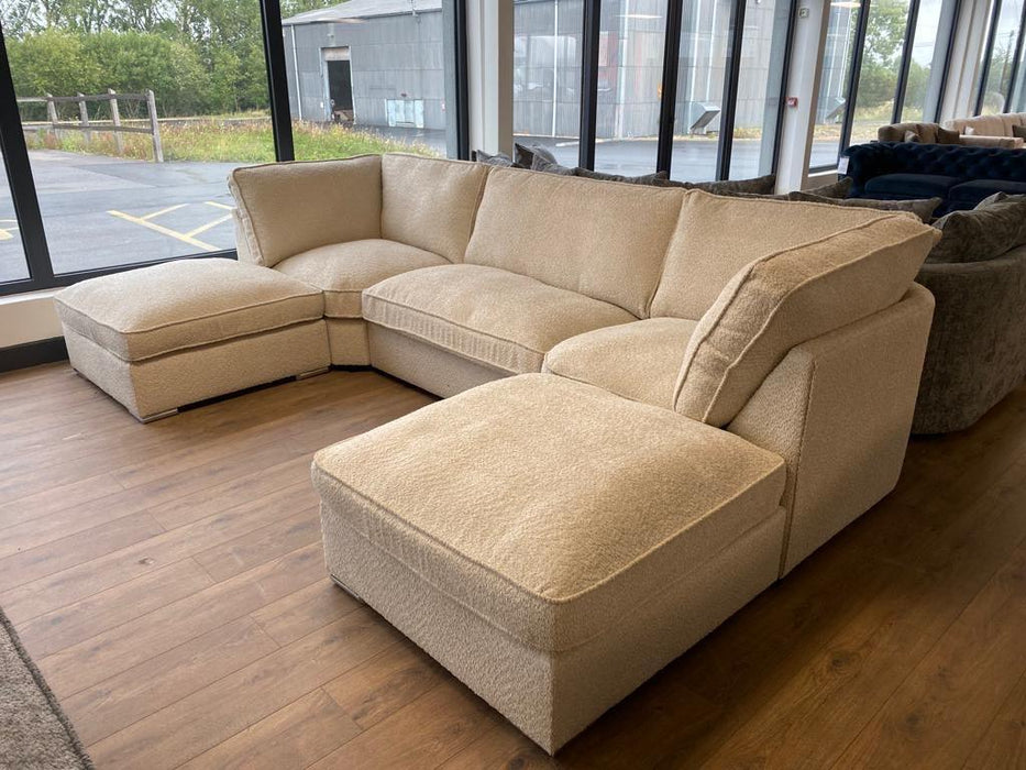 Missy Boucle U Shape Sofa - Couchek