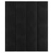 Noir Black Velvet Individual Wall Mounted Headboard Panel - 45cm - Couchek