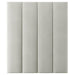 Smoke Grey Velvet Individual Upholstered Headboard Panel - 45cm - Couchek