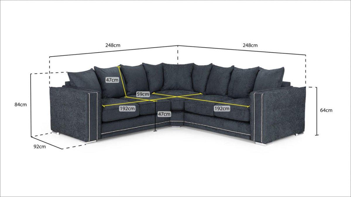 Bentley Corner Sofa - Couchek