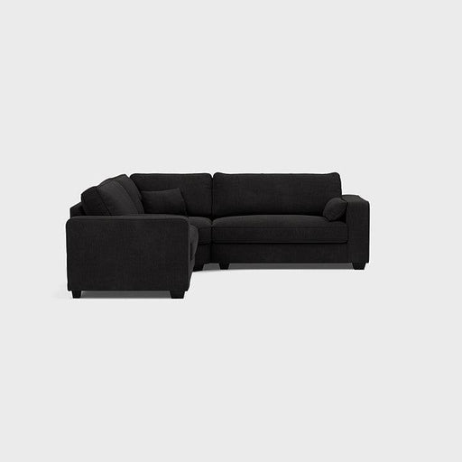 Bloomsbury Double Corner Sofa - Black Top - Couchek