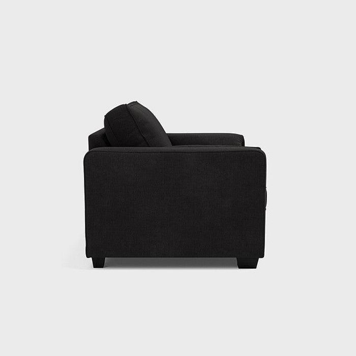 Bloomsbury Love Seat - Black Top - Couchek