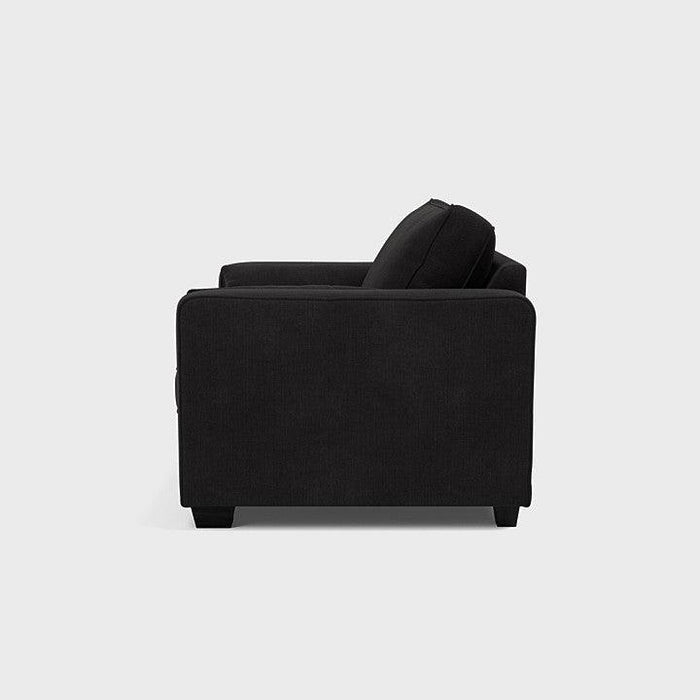 Bloomsbury Love Seat - Black Top - Couchek