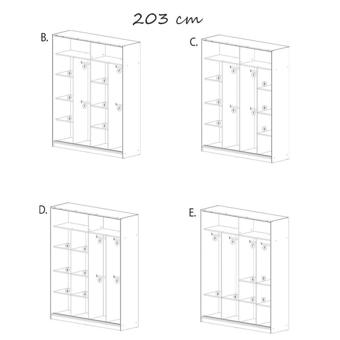 LAGUNA Sliding Door Wardrobe - Couchek