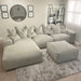 Lenox Silver Velvet Pillow Back Sofa Range - Couchek