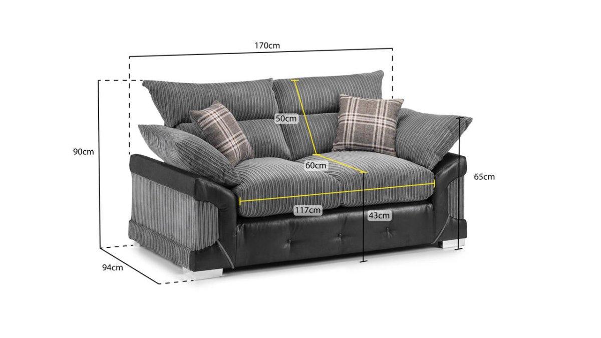 Logan 2 Seater Sofa - Couchek