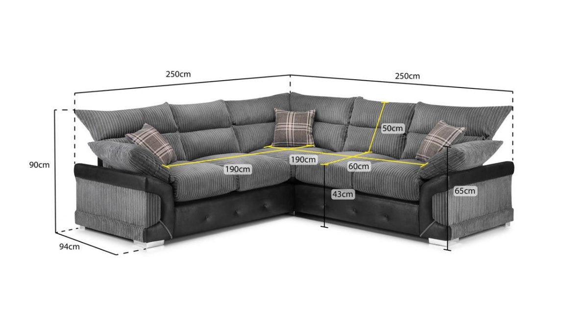 Logan Corner Sofa - Couchek