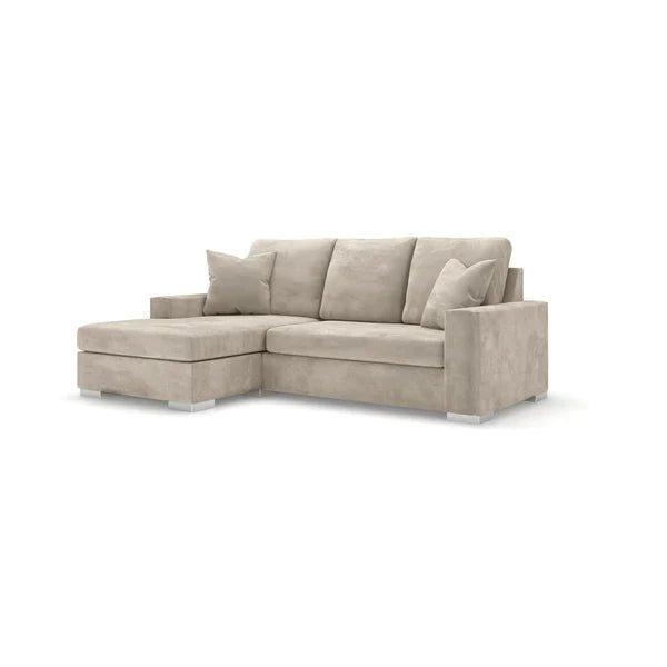 Olivia Small Corner Sofa - Studded - Couchek