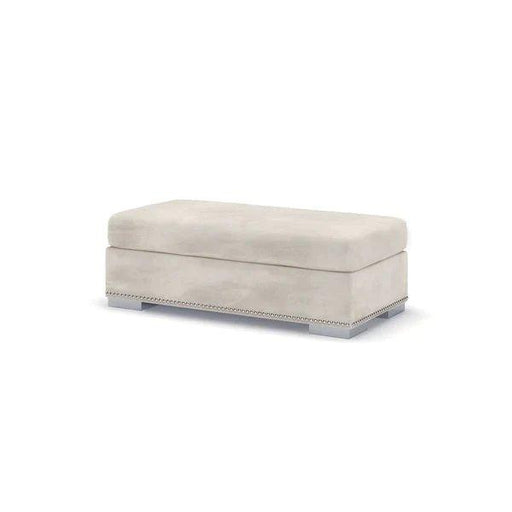 Olivia Small Footstool - Studded - Couchek