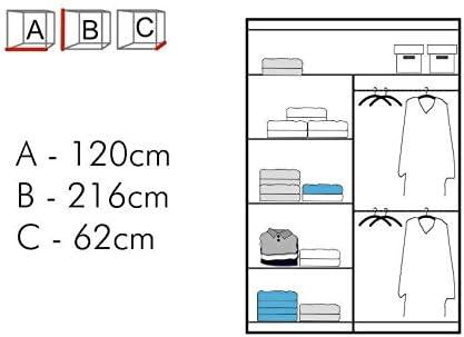 OSNABRUK SLIDING DOOR WARDROBE 150cm - Couchek