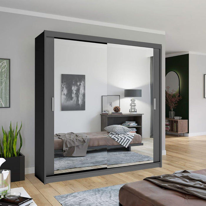 OSNABRUK SLIDING DOOR WARDROBE 180CM - Couchek