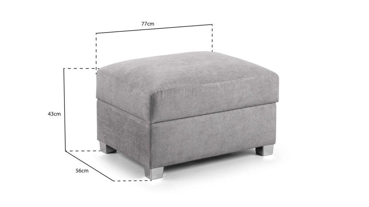 Verona Footstool with storage - Couchek