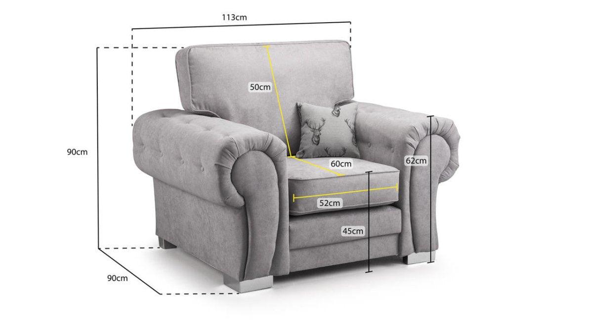 Verona Fullback Armchair - Couchek