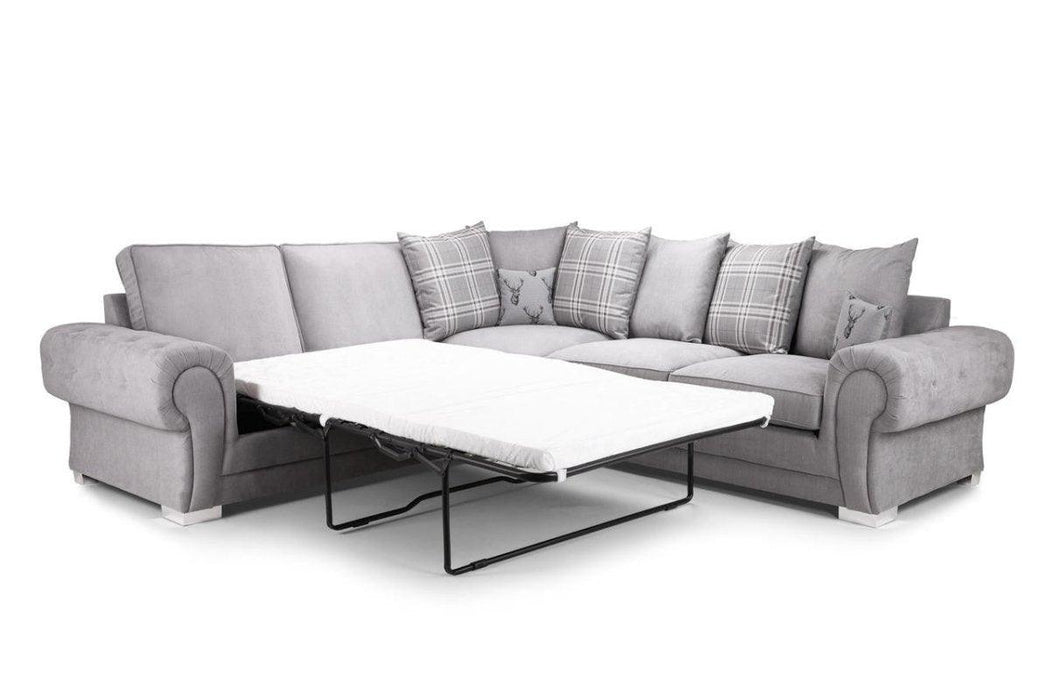 Verona Scatterback Corner Sofa with bed - Couchek